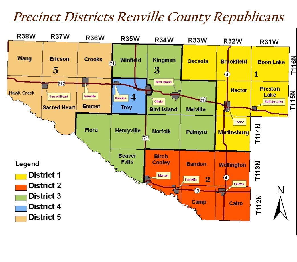 Renville County Map